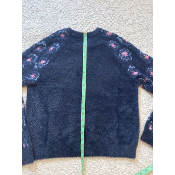 NWOT Desigual Blue and Pink Lash sweater, - Picture 6 of 6